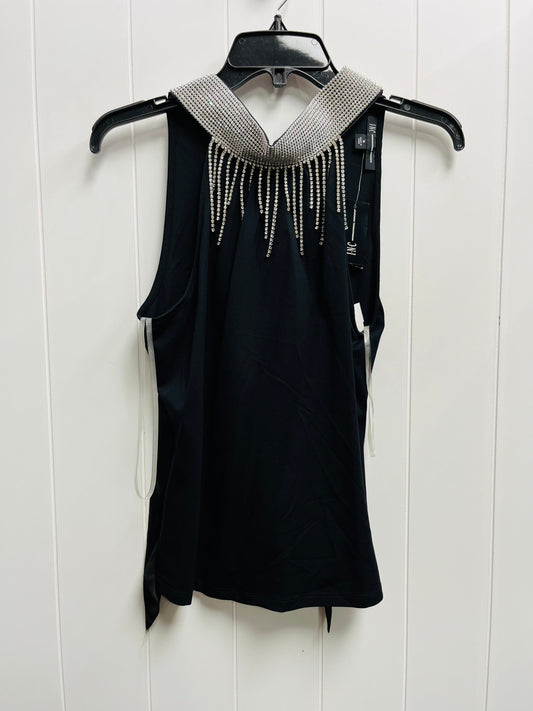 Top Sleeveless By Inc In Black, Size: M