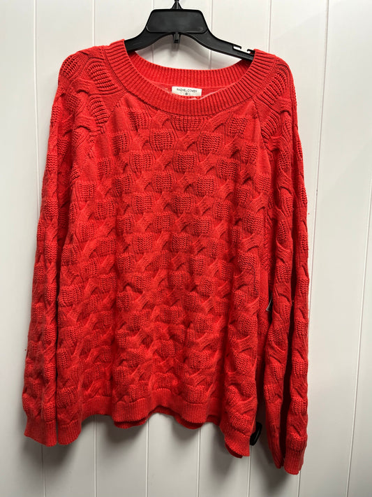 Sweater By Target-designer In Red, Size: 3x