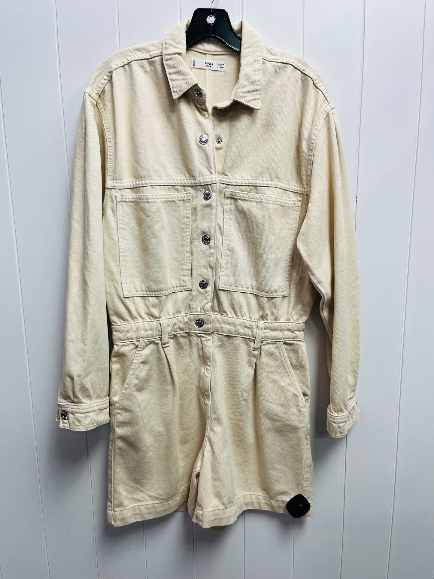 Romper By Mng In Cream Denim, Size: M