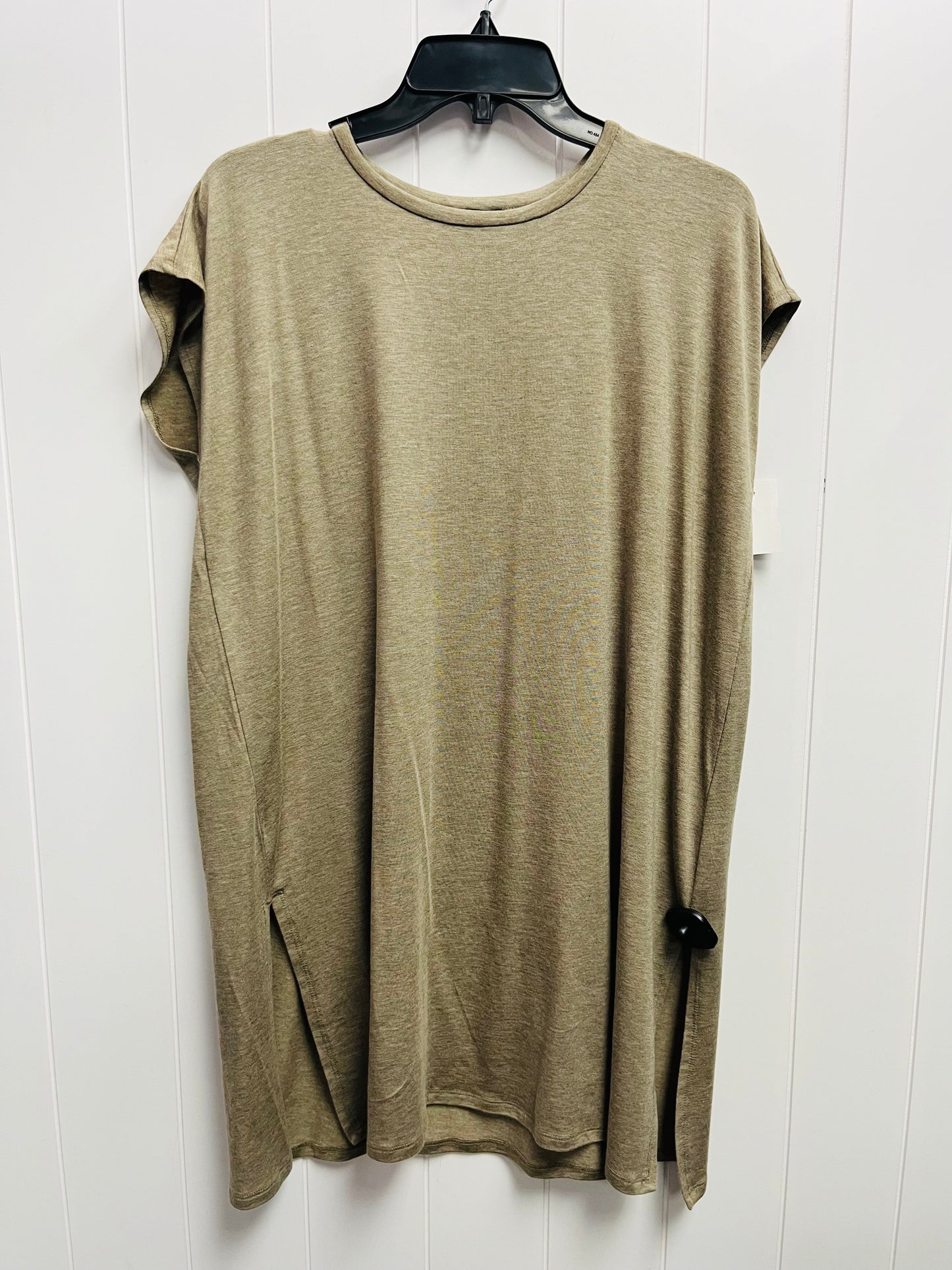 Tunic Short Sleeve By Eileen Fisher In Taupe, Size: Xs