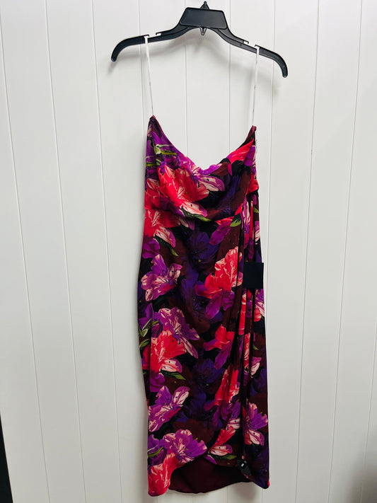 Dress Party Midi By Lulus In Purple, Size: Xl