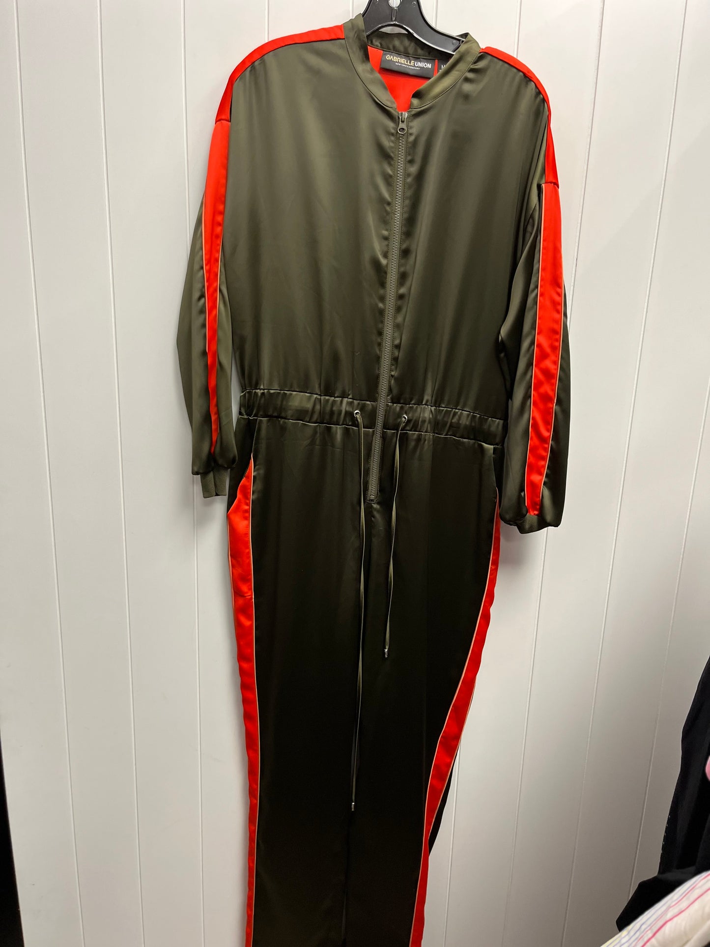 Jumpsuit By Clothes Mentor In Green & Orange, Size: M