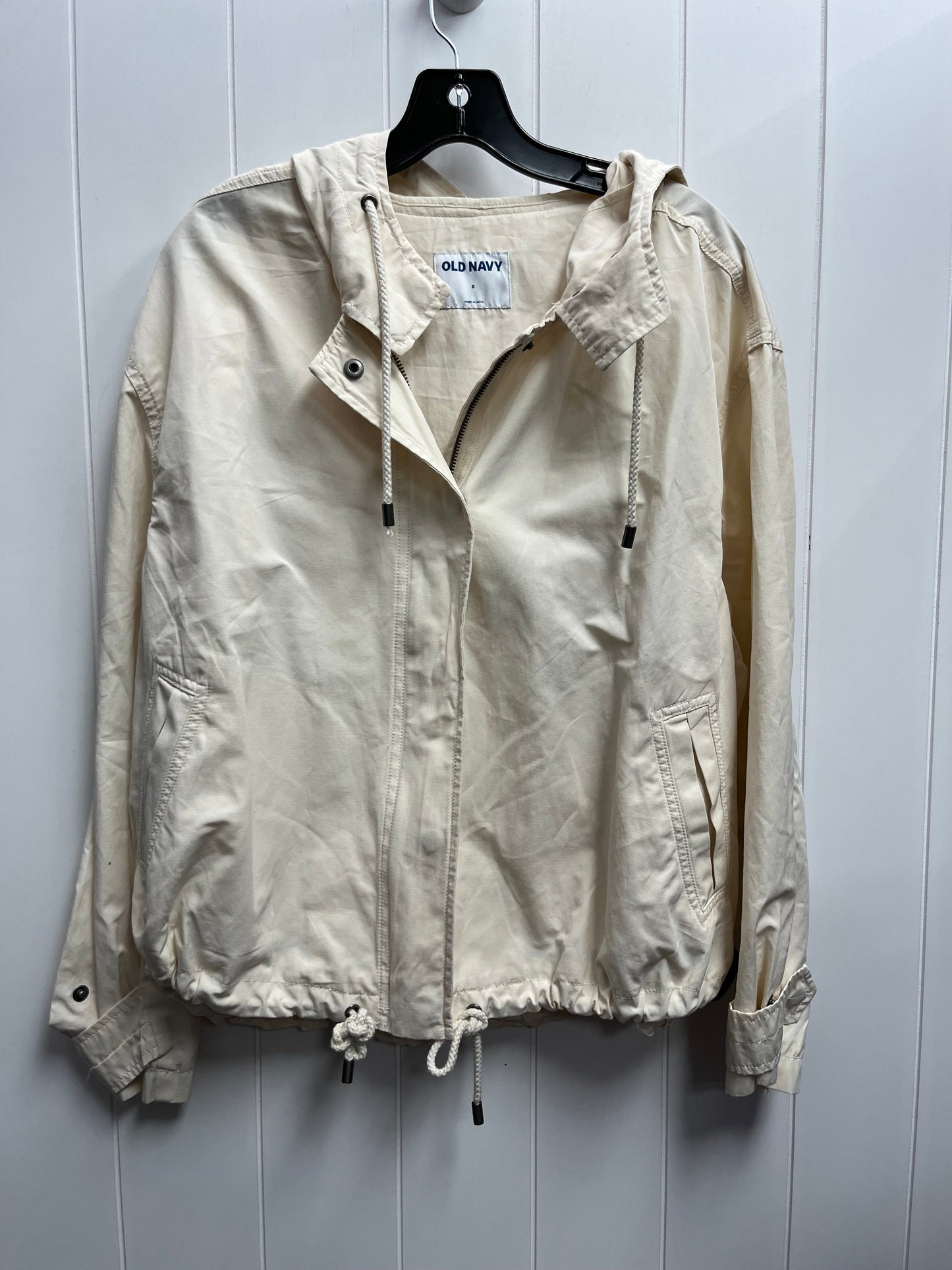 Jacket Utility By Old Navy In Cream, Size: S