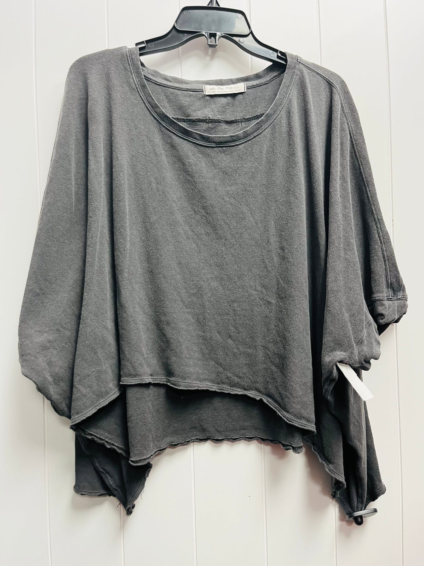 Top Short Sleeve By We The Free In Grey, Size: Xl