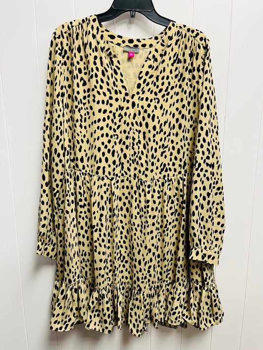 Dress Casual Short By Vince Camuto In Animal Print, Size: Xl