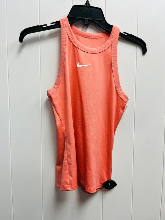 Athletic Tank Top By Nike Apparel In Orange, Size: Xs