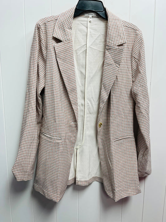 Blazer By Maurices In Orange & White, Size: M