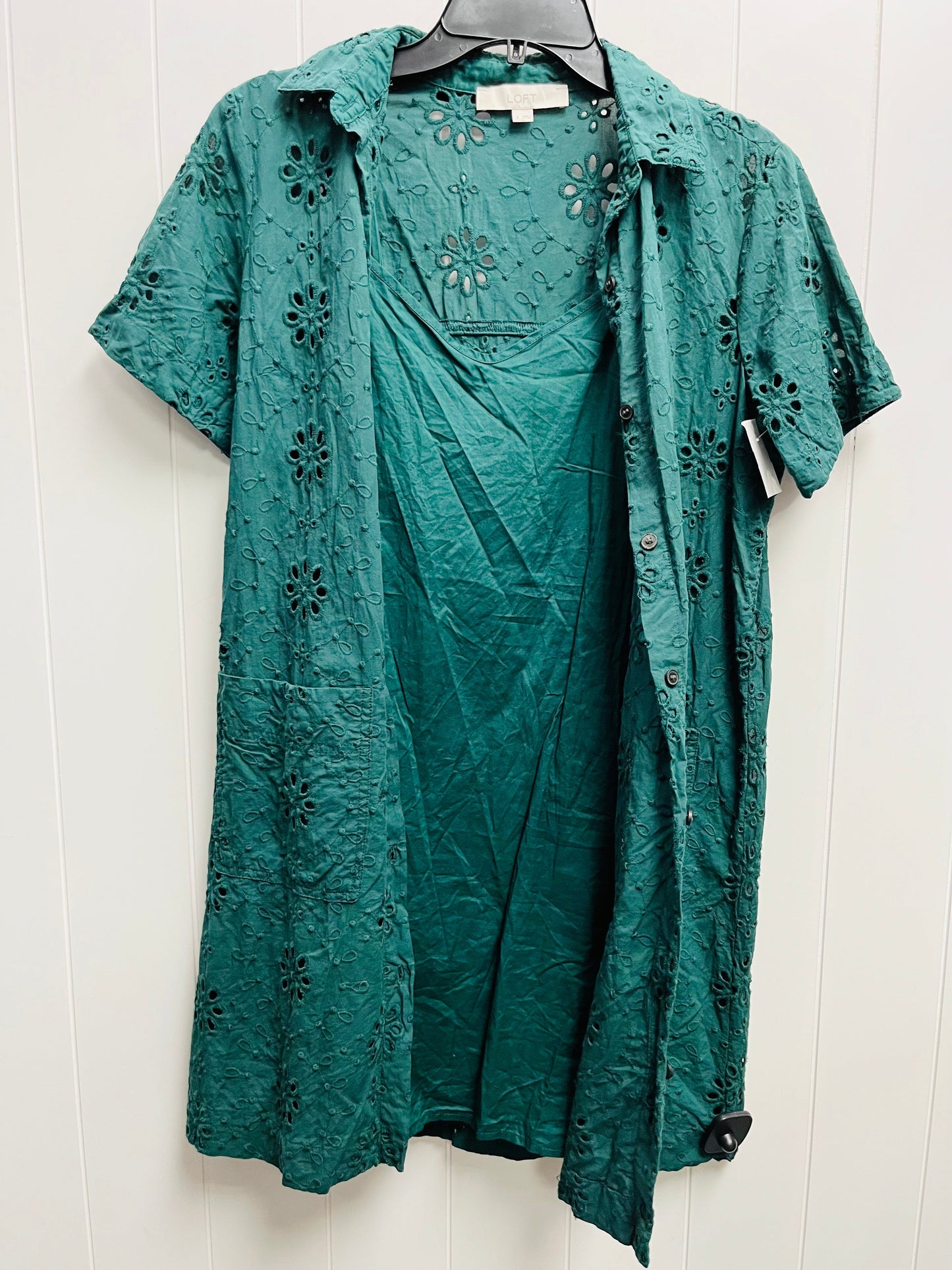 Dress Set 2pc By Loft In Green, Size: 2