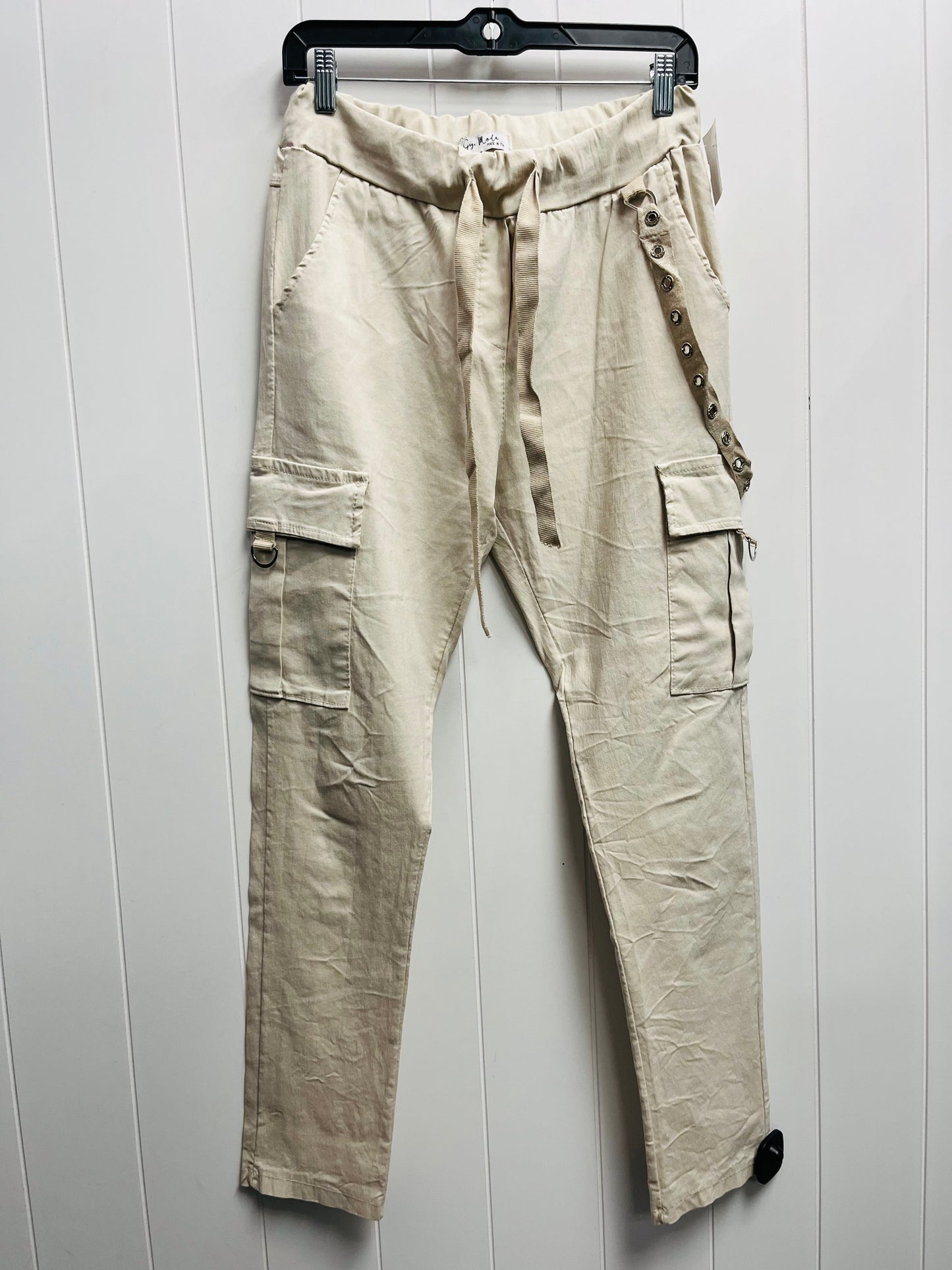 Pants Cargo & Utility By GIGI MODA In Cream, Size: S