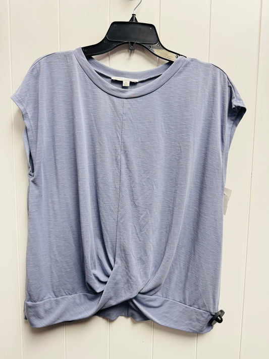 Top Short Sleeve By Green Envelope In Blue, Size: Xl