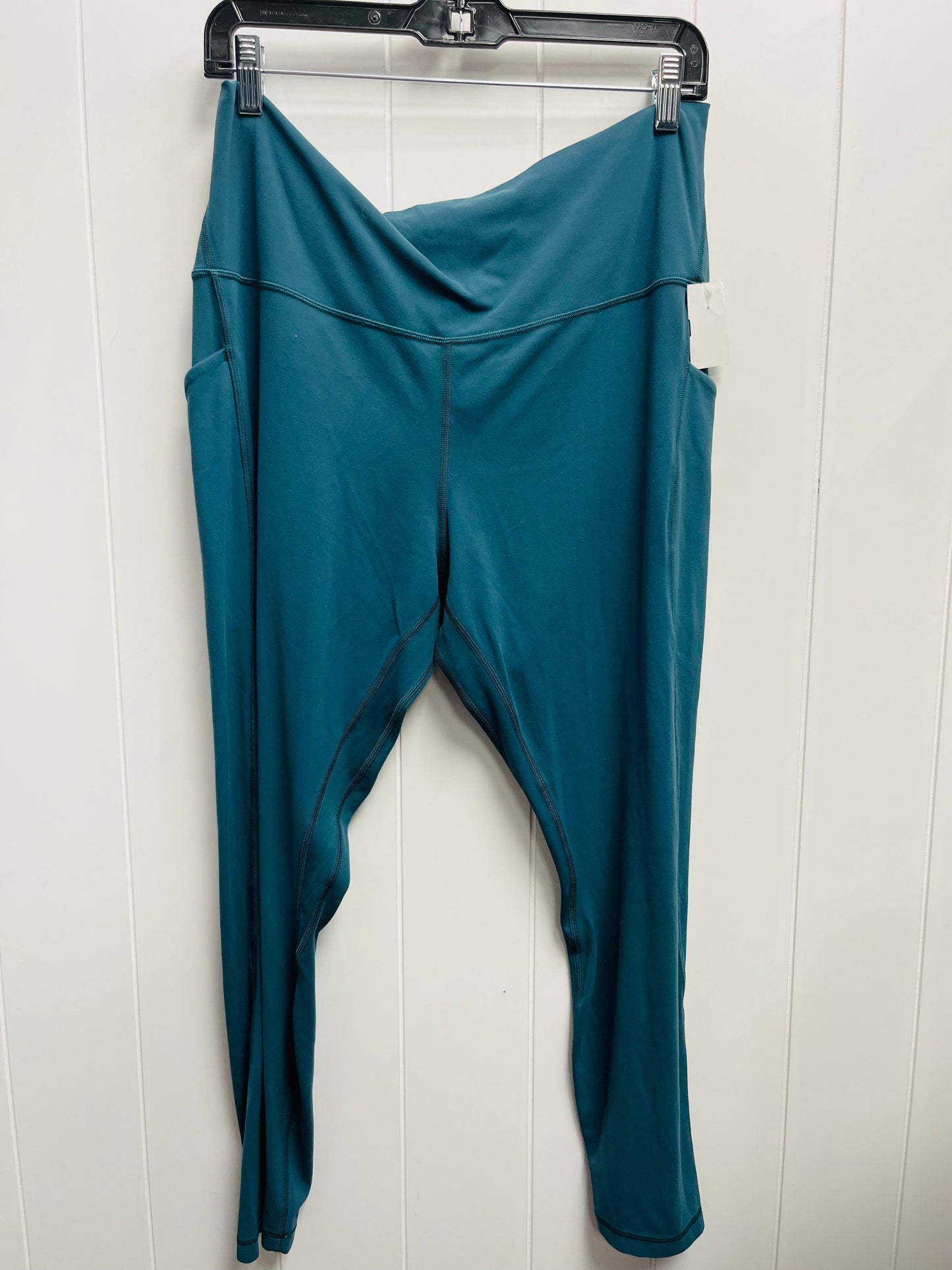 Athletic Leggings By Lululemon In Green, Size: 16