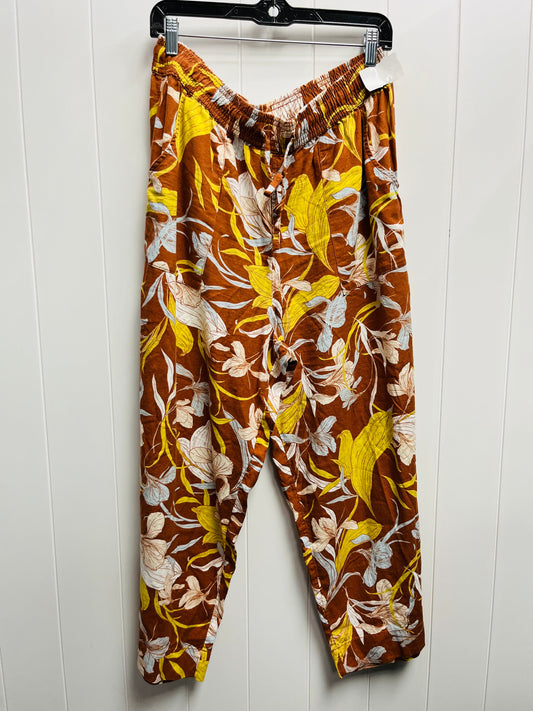 Pants Linen By Cynthia Rowley In Brown, Size: Xl