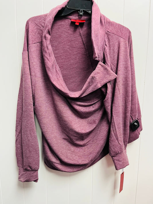 Top Long Sleeve By Jennifer Lopez In Purple, Size: Xxl