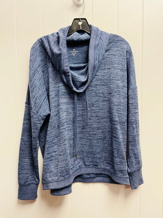 Athletic Top Long Sleeve Collar By Athleta In Blue, Size: Xl