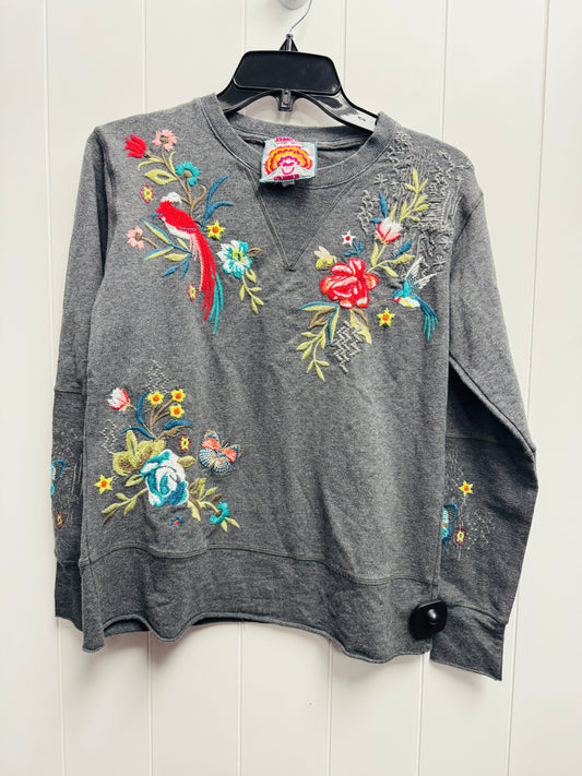 Top Long Sleeve By Johnny Was In Grey, Size: Xxs