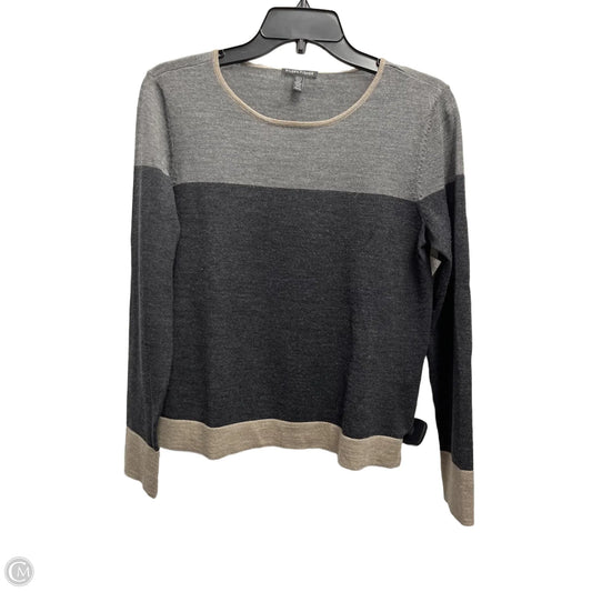 Top Long Sleeve By Eileen Fisher In Grey, Size: Xs