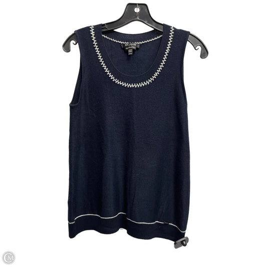 Top Sleeveless Luxury Designer By St John Collection In Navy, Size: S