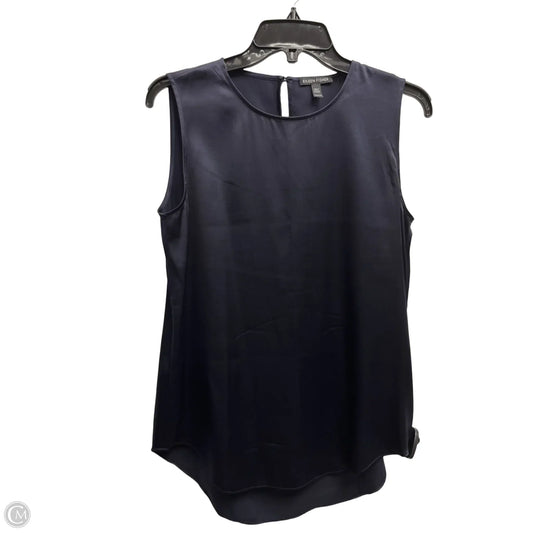 Top Sleeveless By Eileen Fisher In Navy, Size: Xxs