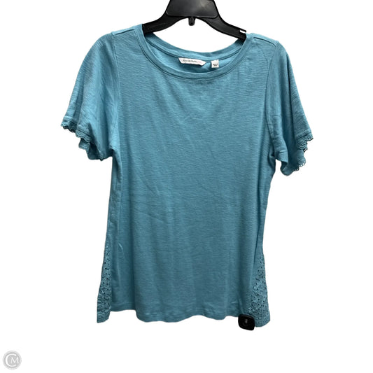 Top Short Sleeve By Isaac Mizrahi Live Qvc In Blue, Size: S