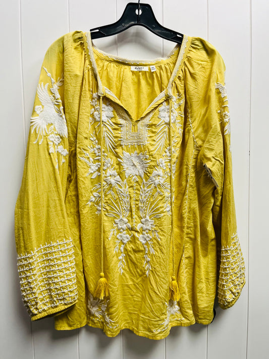Yellow Top Long Sleeve Dylan, Size M