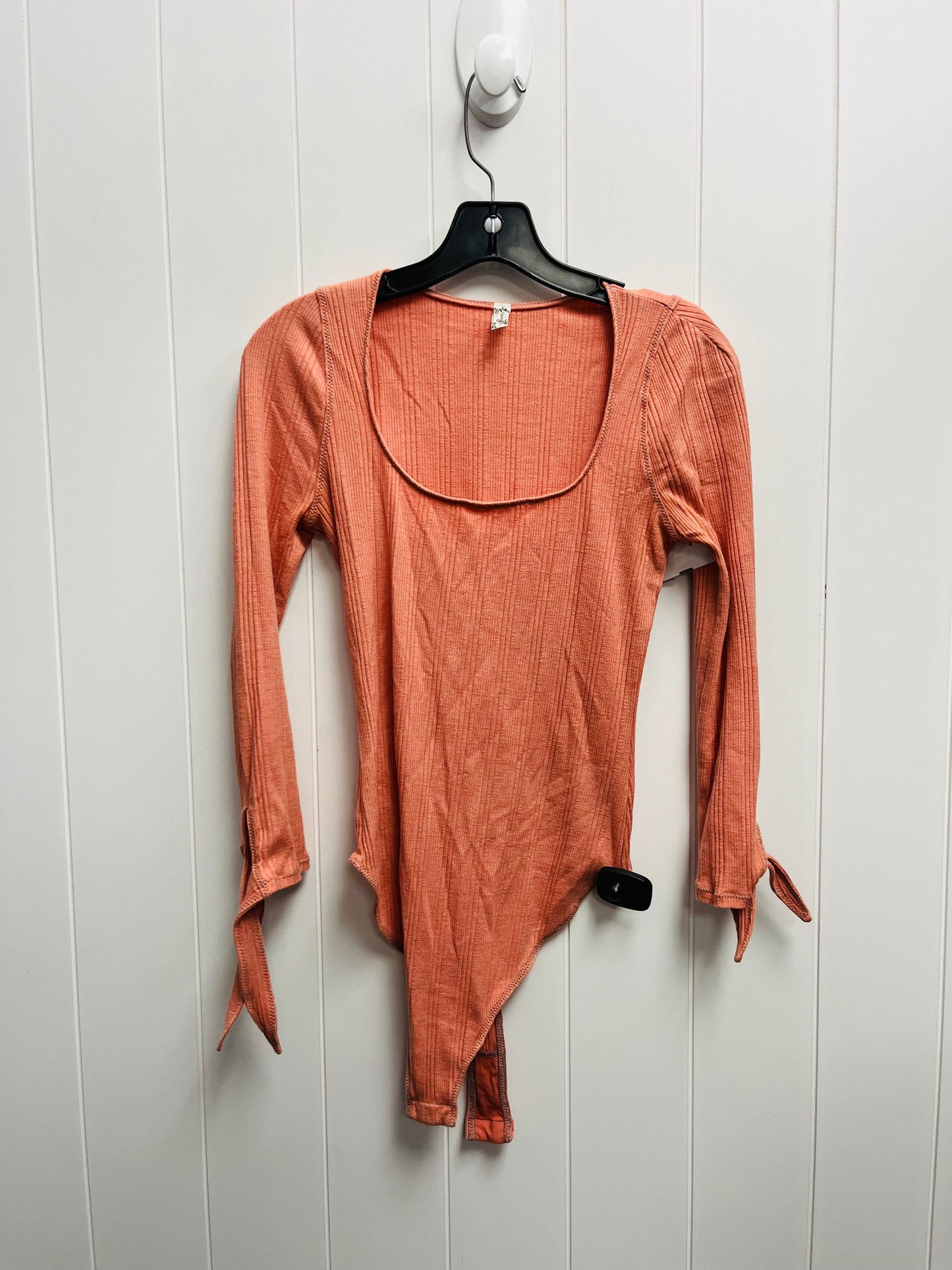 Bodysuit By Free People In Peach, Size: S