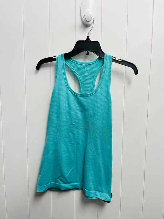 Athletic Tank Top By Lululemon In Teal, Size: S