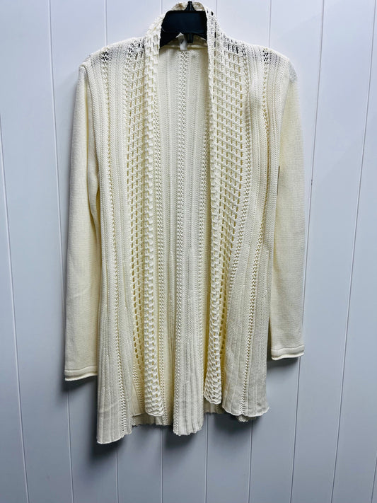 Sweater Cardigan By Ny Collection In Cream, Size: Sp