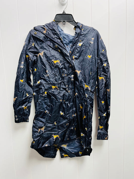 Coat Raincoat By Clothes Mentor In Navy, Size: 2