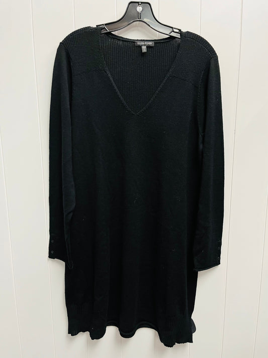 Dress Sweater By Eileen Fisher In Black, Size: M