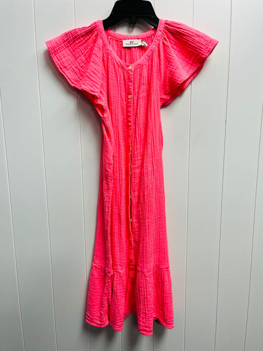 Pink Dress Casual Short Vineyard Vines, Size Xs