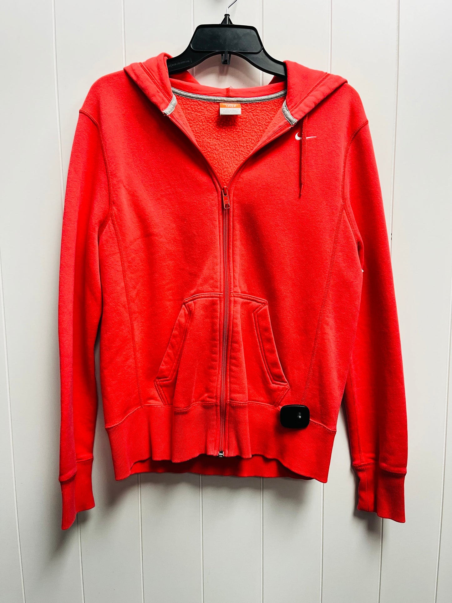 Red Athletic Sweatshirt Hoodie Nike, Size 12
