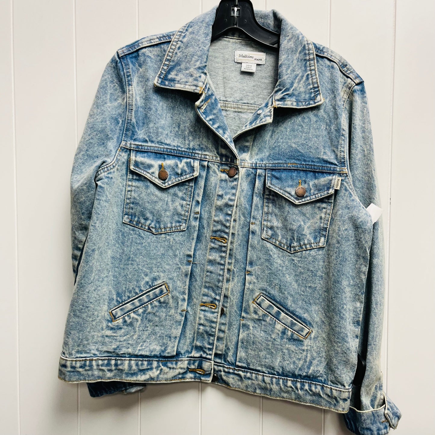 Blue Denim Jacket Denim Clothes Mentor, Size M