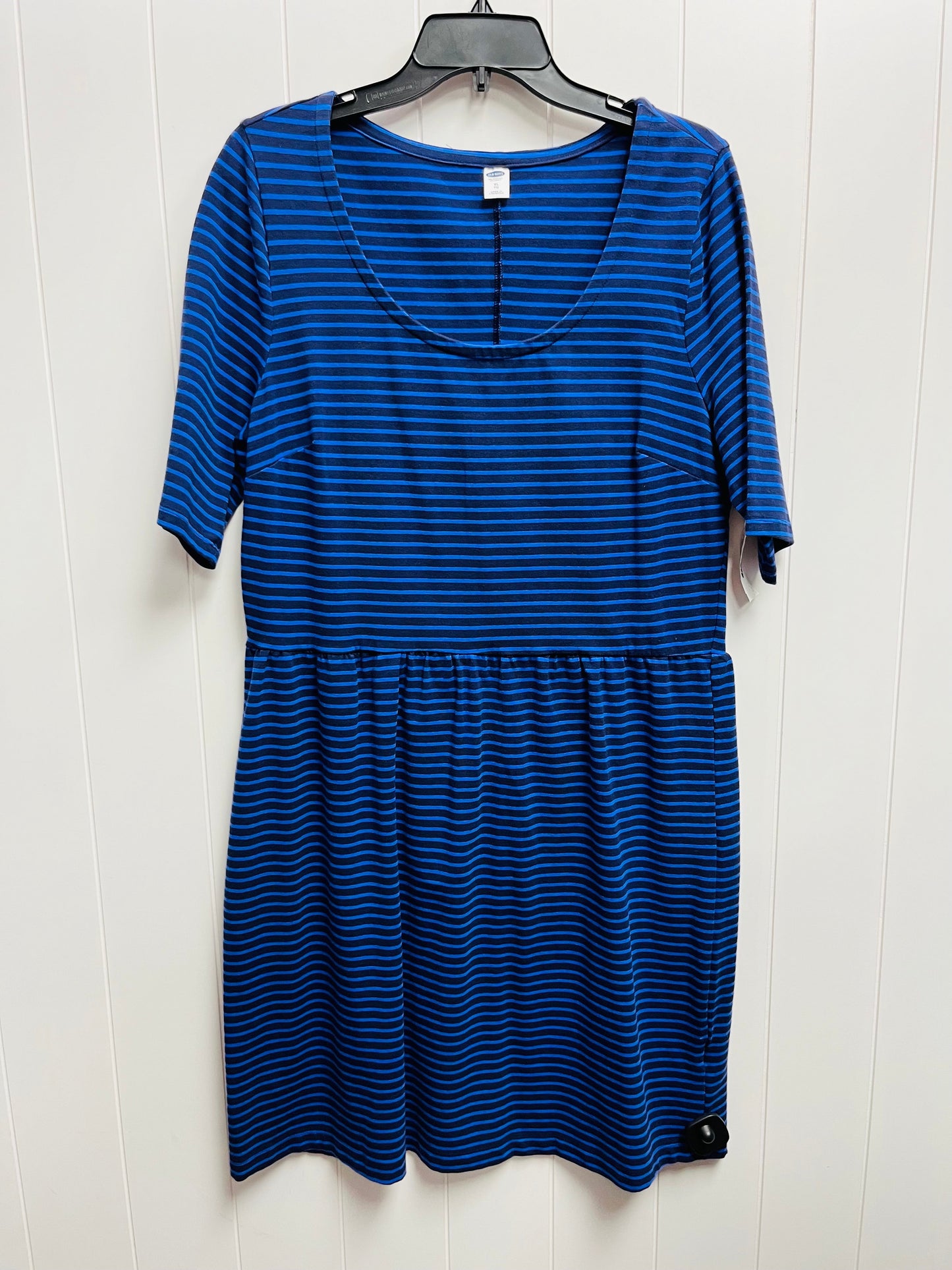 Blue Dress Casual Short Old Navy, Size Xl
