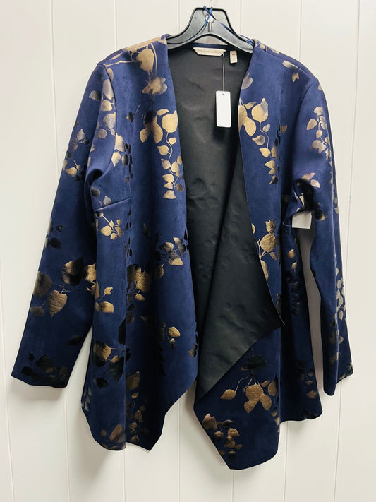 Blue & Gold Blazer Soft Surroundings, Size M