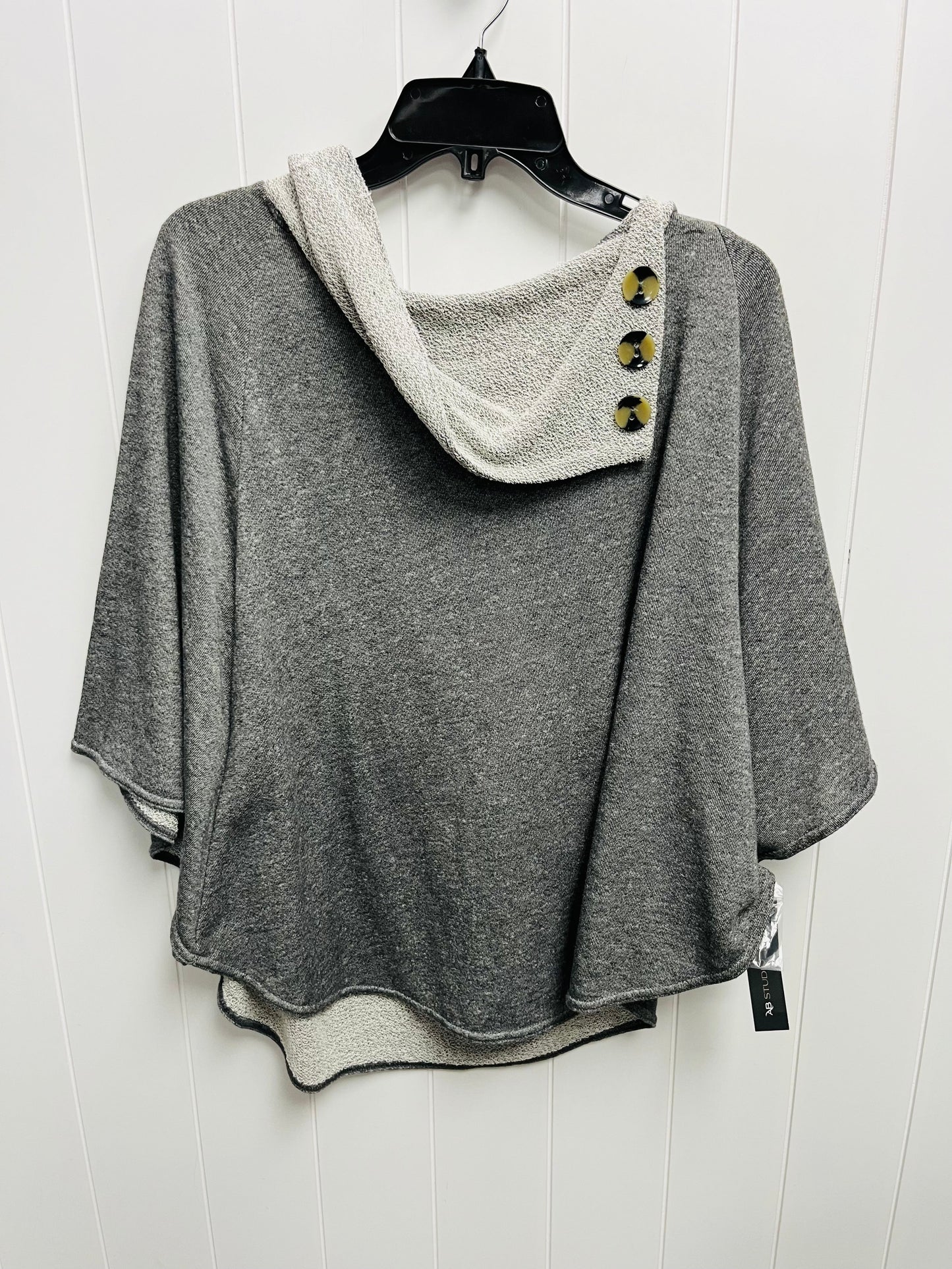 Shawl By Ab Studio In Grey, Size: L