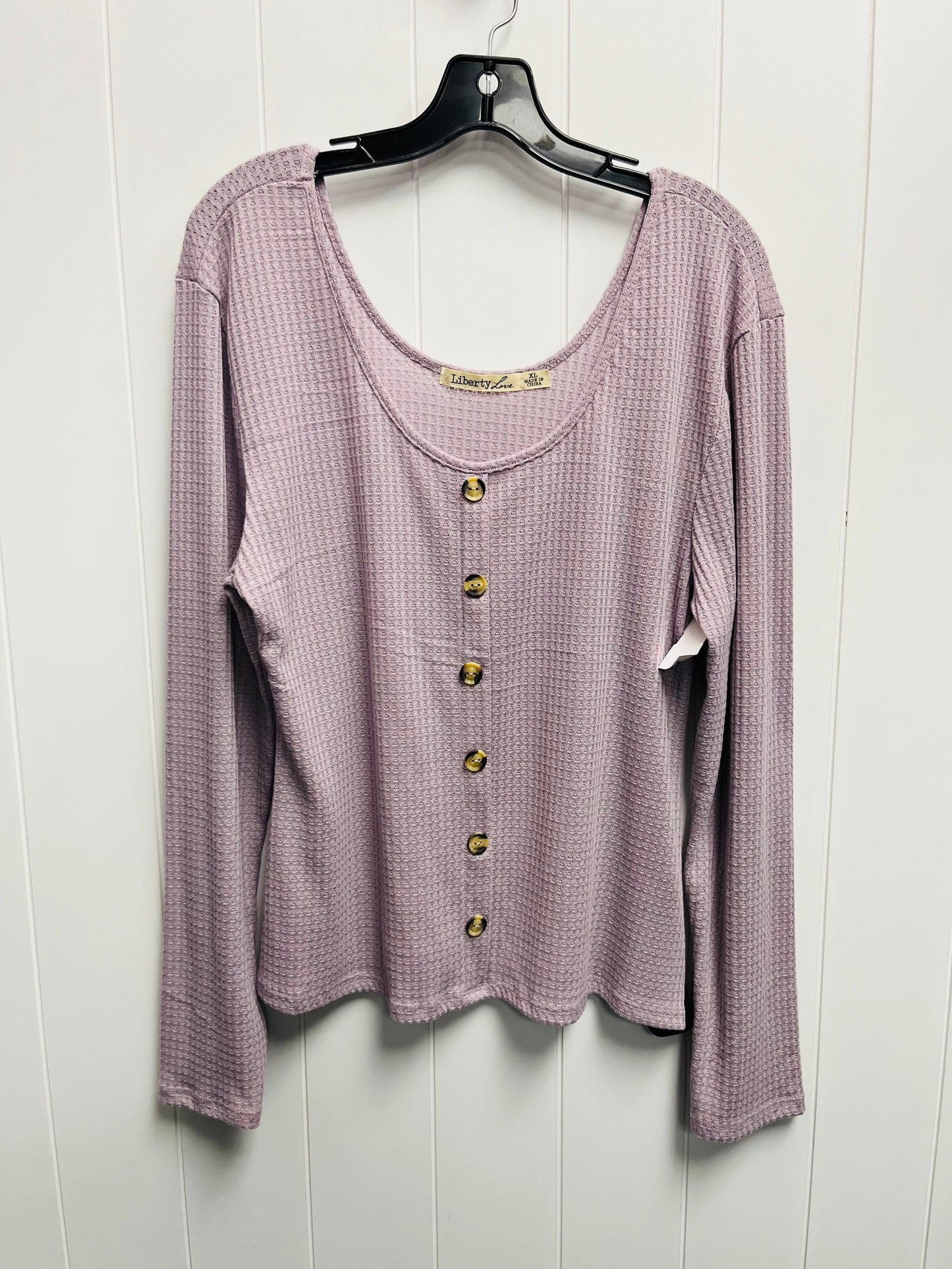 Top Long Sleeve By Liberty Love  Size: Xl