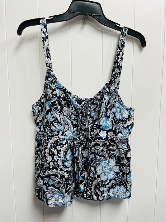 Top Sleeveless By Tahari By Arthur Levine In Blue, Size: Xl