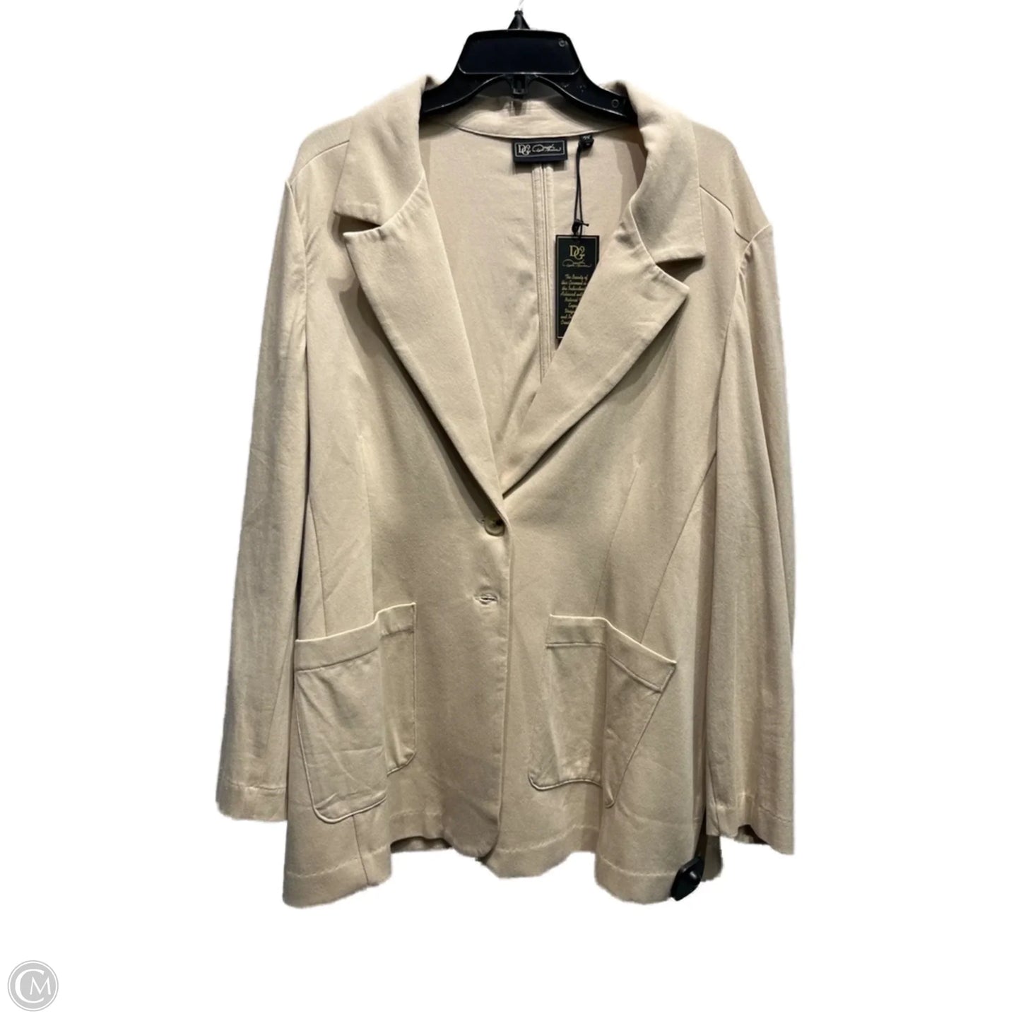 Blazer By DG2 In Tan, Size: 2x