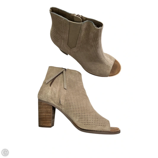 Shoes Heels Block By Toms In Tan, Size: 6