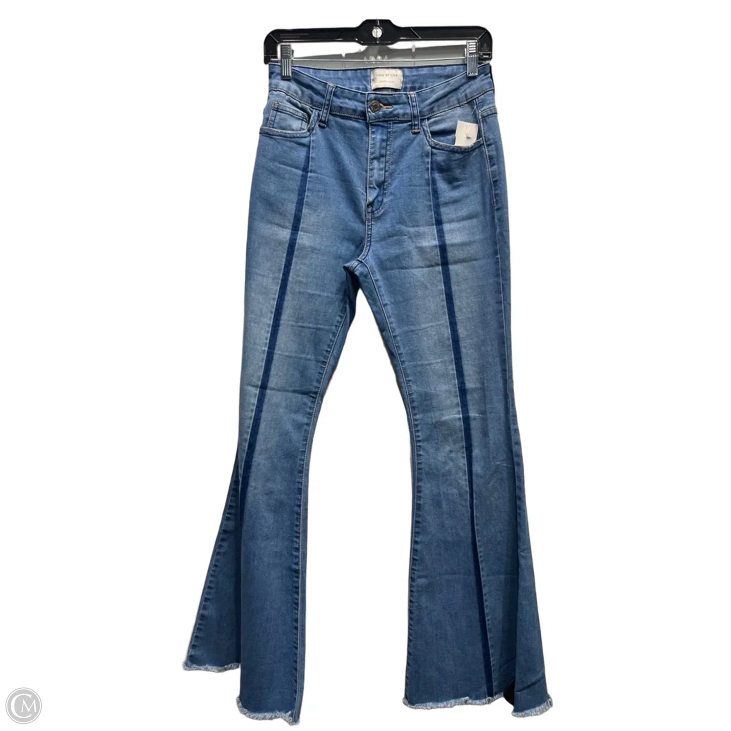 Jeans Flared By Clothes Mentor In Blue, Size: 28