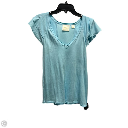 Top Short Sleeve By Maeve In Blue, Size: Xs