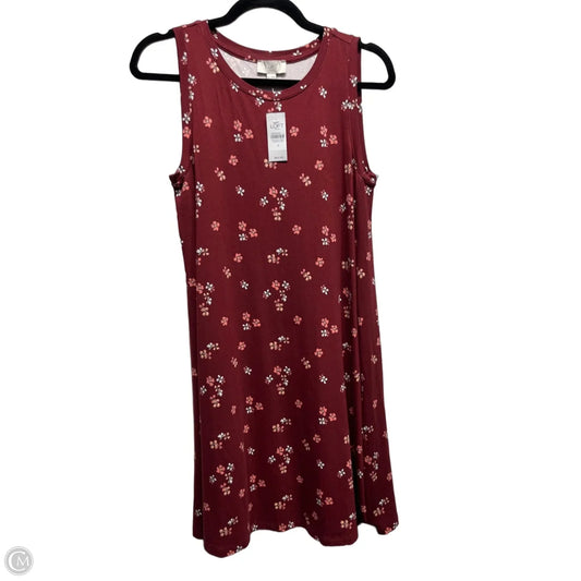 Dress Casual Short By Loft In Red, Size: S
