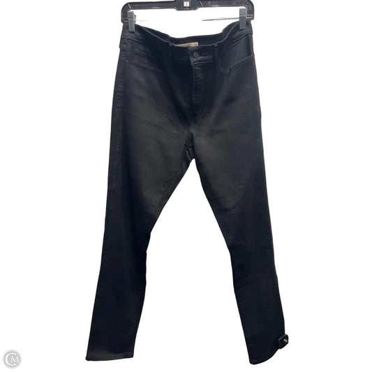 Jeans Skinny By Levis In Black, Size: 10