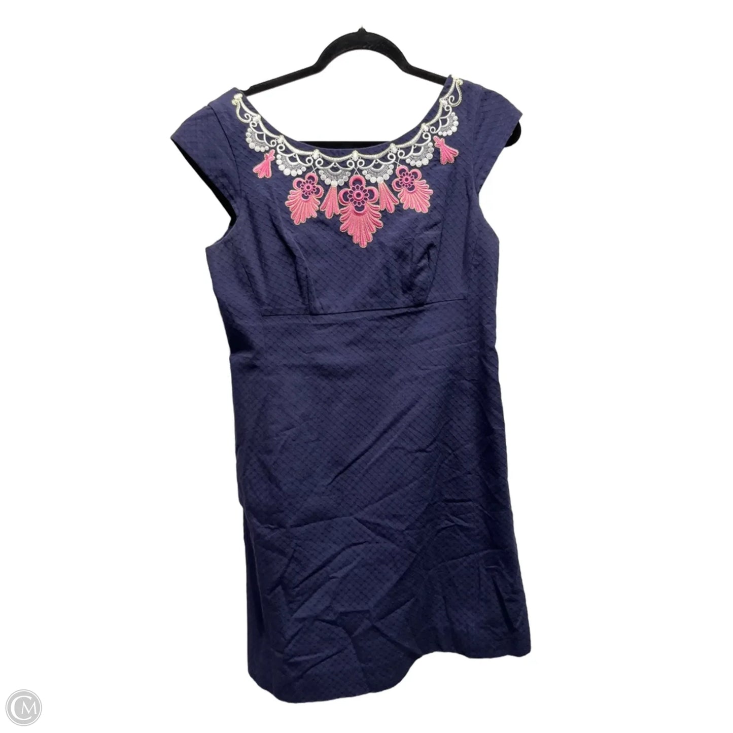 Dress Designer By Lilly Pulitzer In Blue & Pink, Size: M