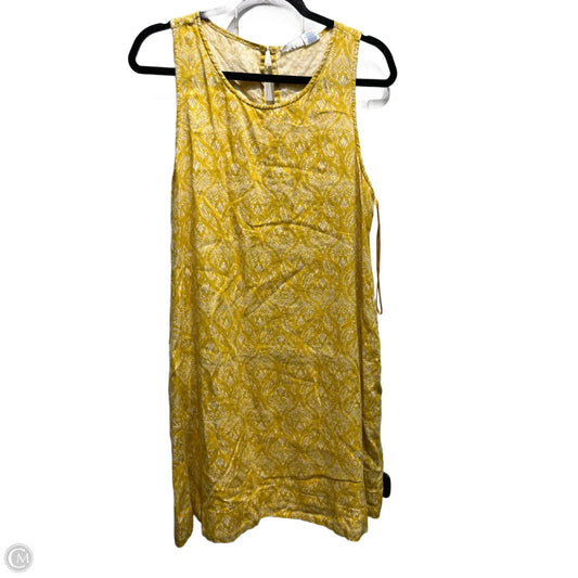 Dress Casual Short By Sigrid Olsen In Yellow, Size: L