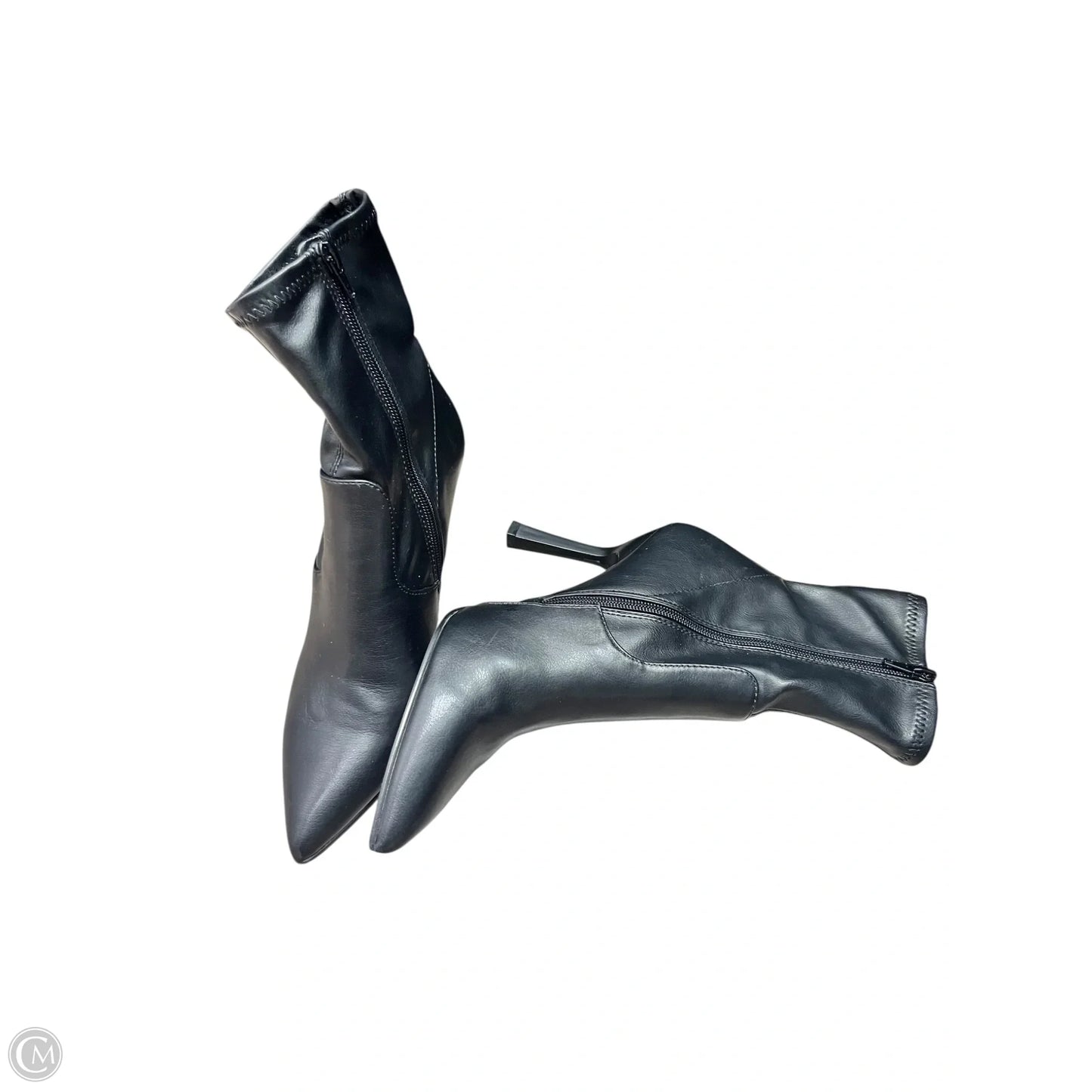 Boots Ankle Heels By Steve Madden In Black, Size: 8.5