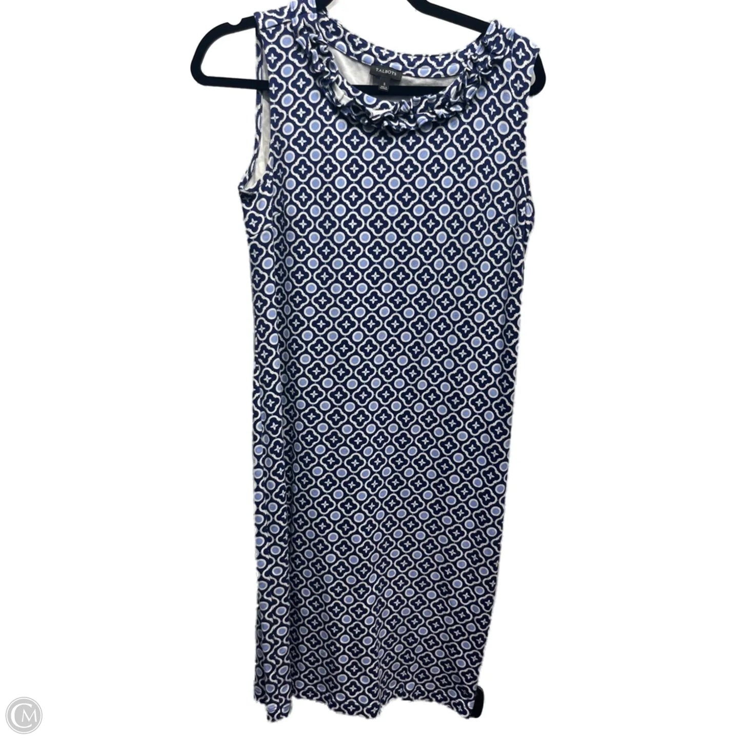 Dress Casual Short By Talbots In Blue & White, Size: S