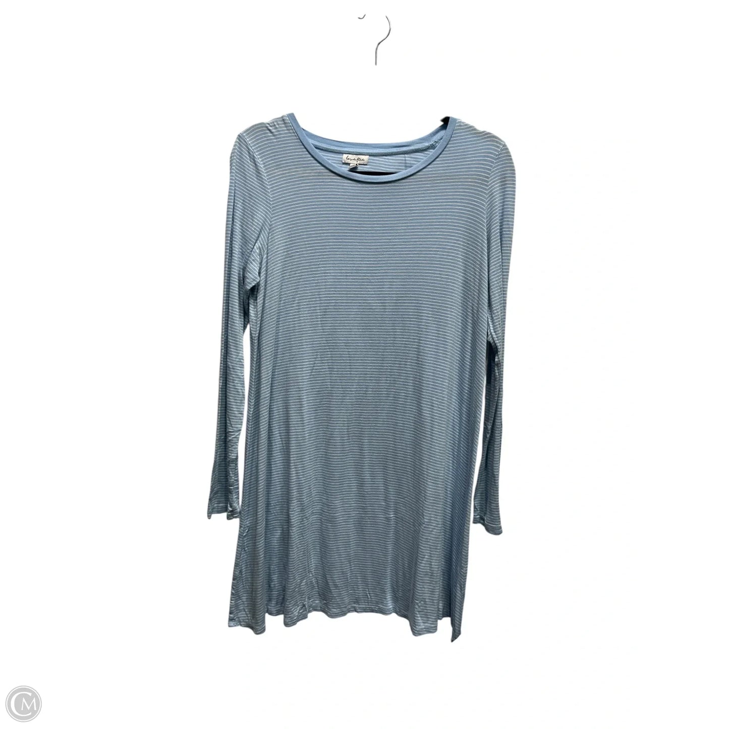 Dress Casual Short By Love Fire In Blue & White, Size: M