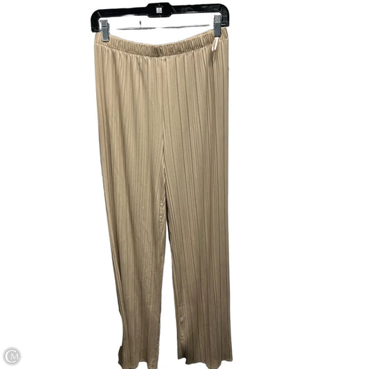 Pants Wide Leg By Clothes Mentor In Tan, Size: M