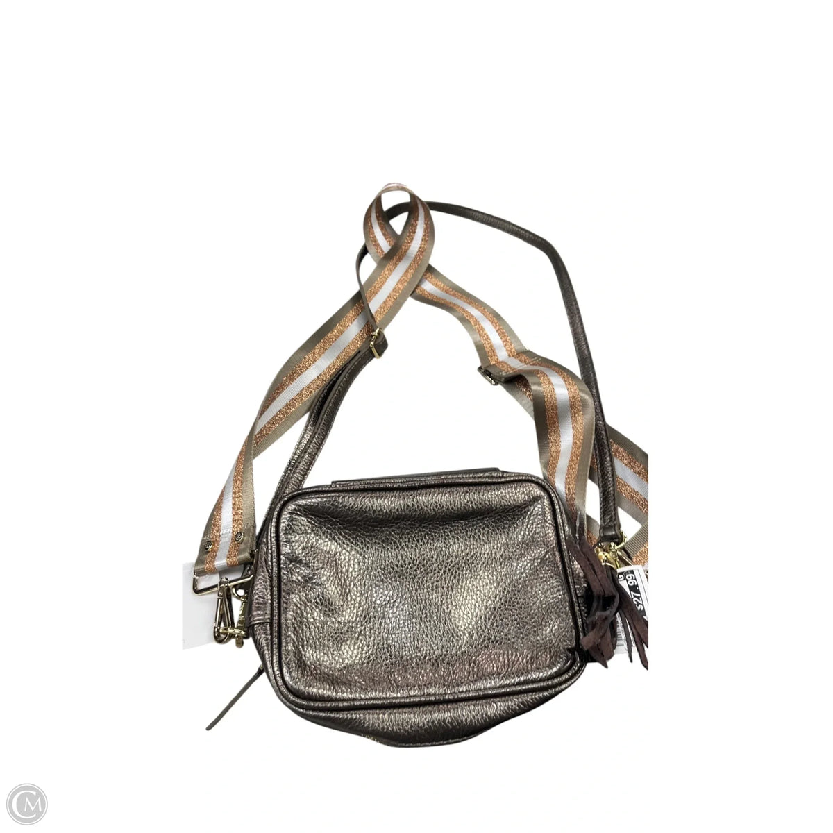 Crossbody Leather By ELEA BEAUMONT, Size: Medium